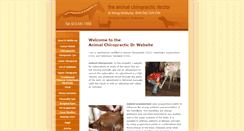 Desktop Screenshot of animalchiropractordr.com